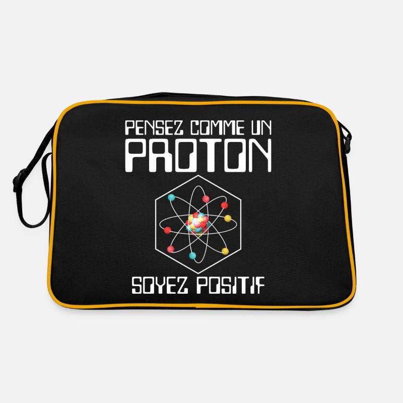 Pensez comme un proton soyez positif Sac Retro