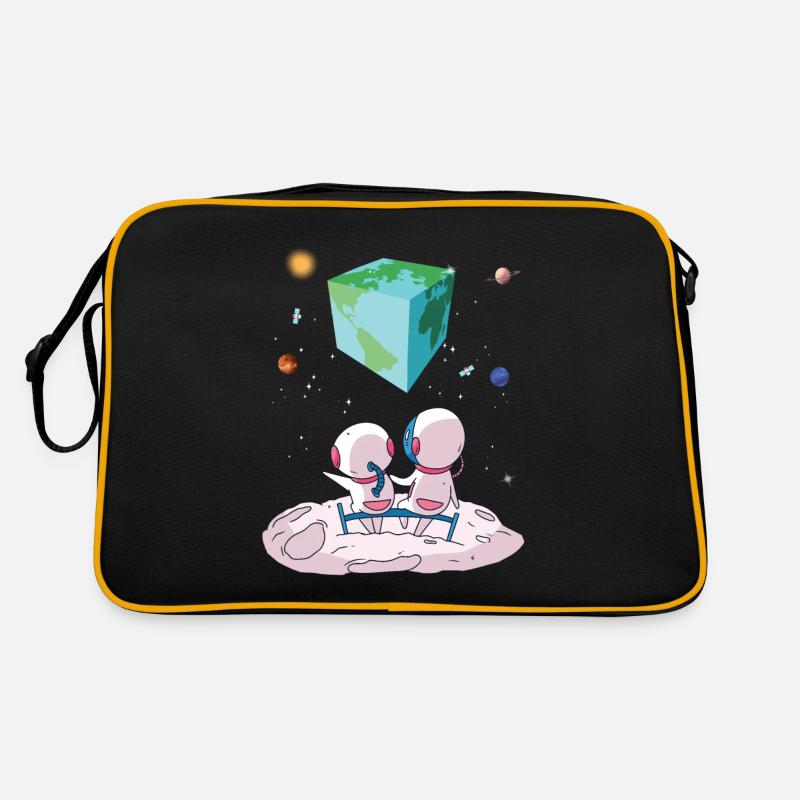 La terre est un cube Sac Retro