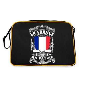 La France - Mon Pays - Ma Patrie - Retro Bag - black/gold - Back