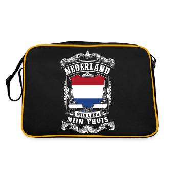 Nederland - Holland - Sac Retro - noir/or - Dos