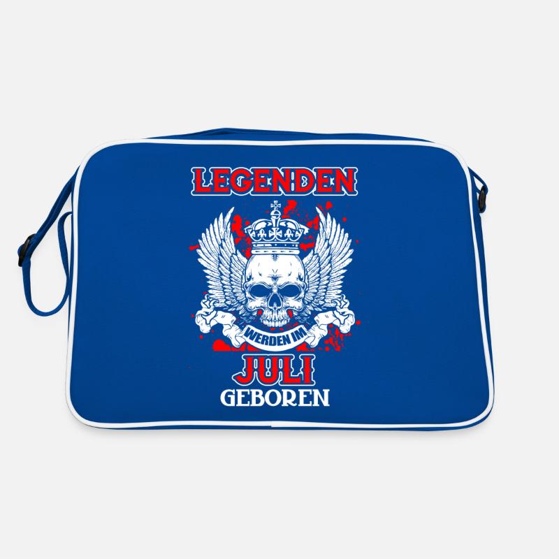 Juillet - légende - anniversaire - DE Sac Retro