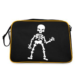 squelette - Sac Retro - noir/or - Dos