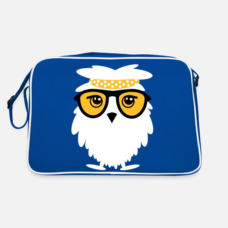 Weise Eule Retro Tasche