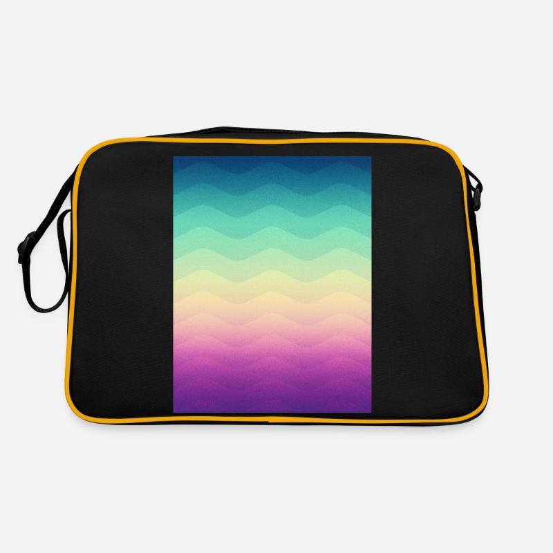 Minimal Geometry Waves (Rainbow) - Phone Case Retro Bag