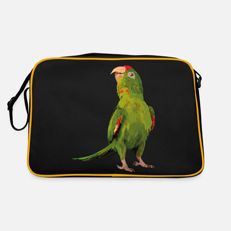 red-fronted parakeet Retro Bag