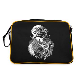 Max and Moritz Busch teachers Lämpel - Retro Bag - black/gold - Back