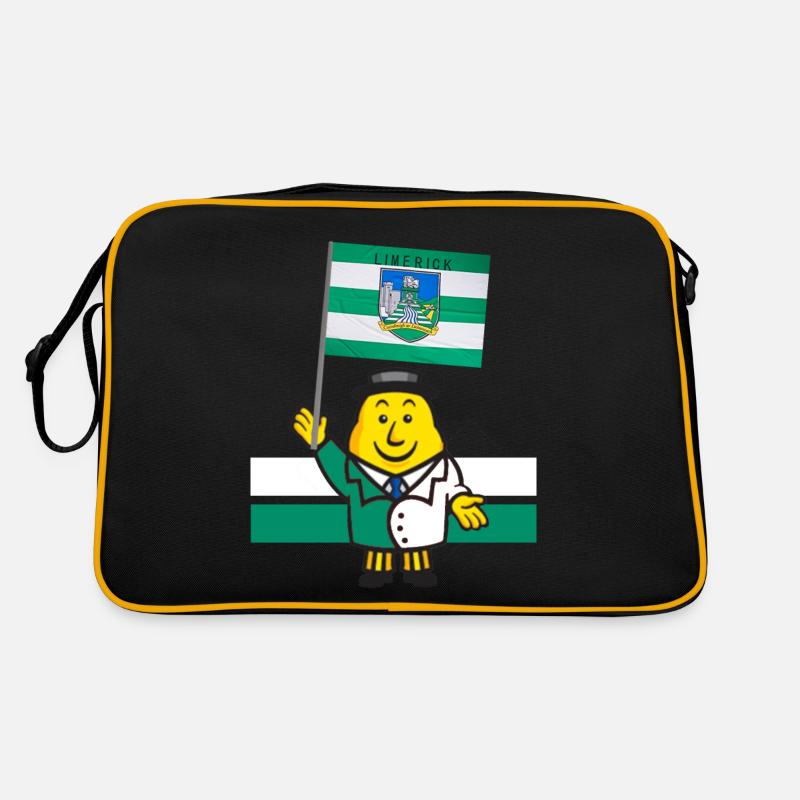 Limerick GAA - Retro Tasche - Schwarz/Gold