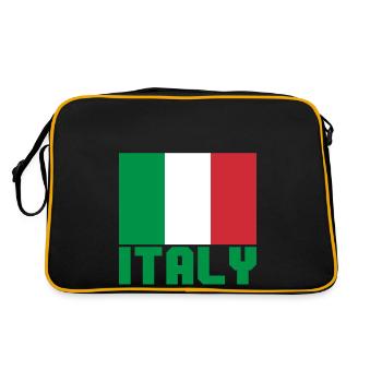 Italy - Retro Bag - black/gold - Back