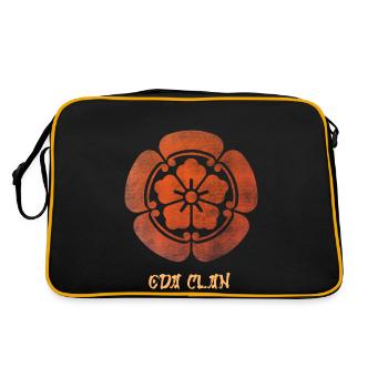 Clan japonais Oda Sigil - Oda Nobunaga - Sac Retro - noir/or - Dos