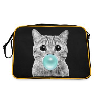 chat cool - Sac Retro - noir/or - Dos