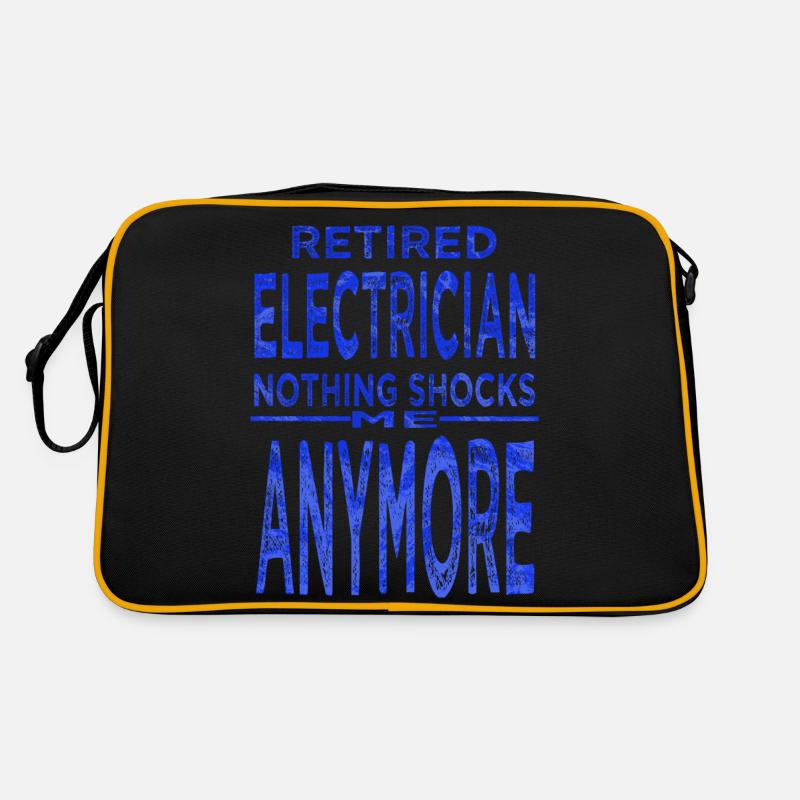engineer computer birthday present electric wire Retro Bag