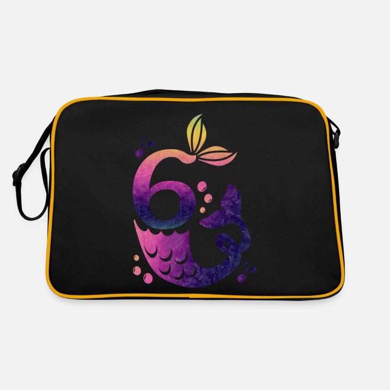6 Sirène d’anniversaire Sac Retro