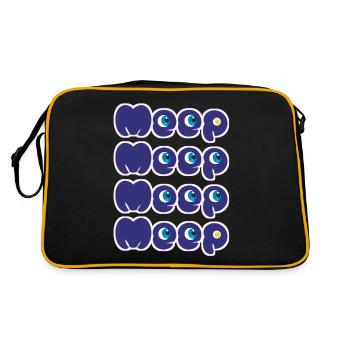 Meep Meep - Retro Bag - black/gold - Back