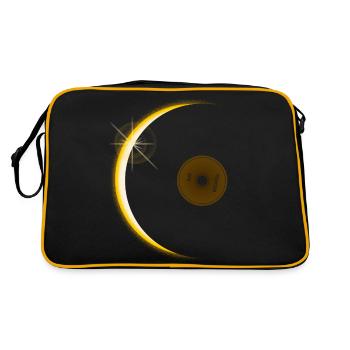 Vinyl eclipse - Retro Bag - black/gold - Back