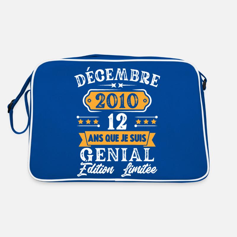 Cadeau D'anniversaire 12 Ans Décembre 2010 Rétro Sac Retro