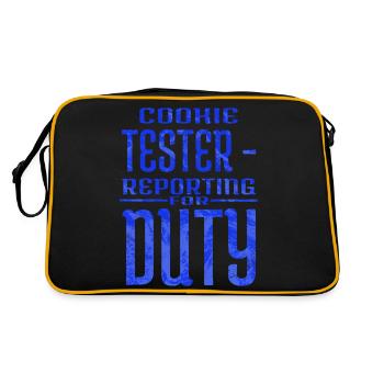 Concours de cuisson de barbes de navigateur - Sac Retro - noir/or - Dos