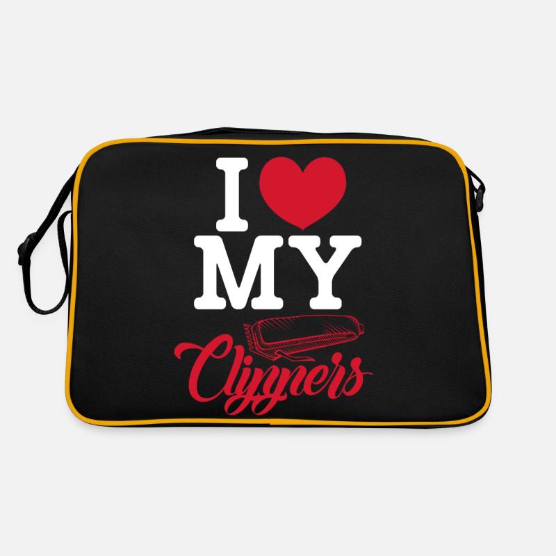 I love my clippers Design for a barber Retro Tasche
