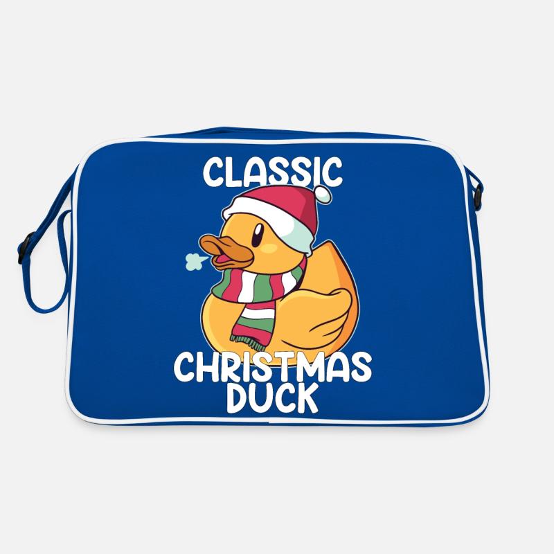 Cadeau de citation de canard de Noël Sac Retro