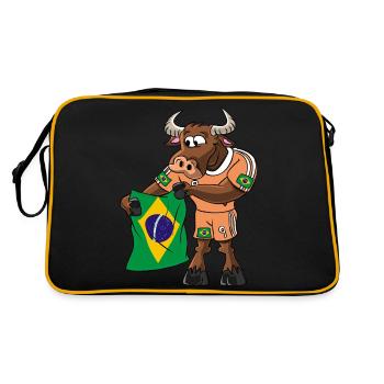 Brazilian Fan Taurus - Retro Bag - black/gold - Back