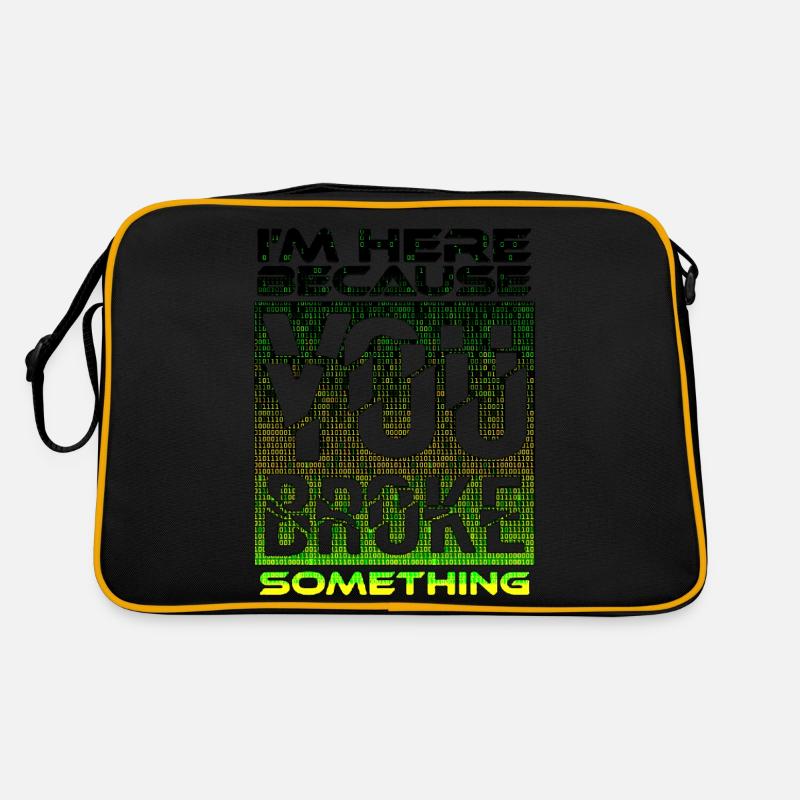 Tech IT Computer Zitate Fraze Meme cool Zitat Cyber Retro Tasche