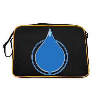 Water Drop - Sac Retro - noir/or - Dos