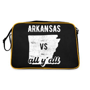 Arkansas tout y tous cadeaux - Sac Retro - noir/or - Dos