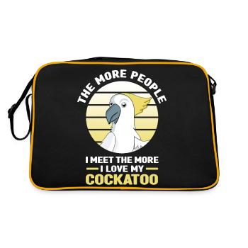 Cacatoès - Sac Retro - noir/or - Dos