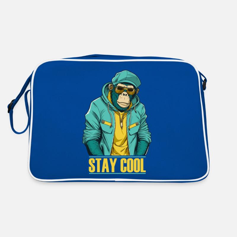 Cool Monkey Stay Cool Retro Bag