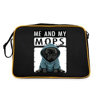 Carlin mignon - Sac Retro - noir/or - Dos
