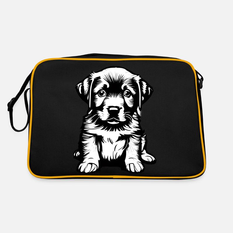Puppy Labrador Retriever Labrador owner Retro Bag