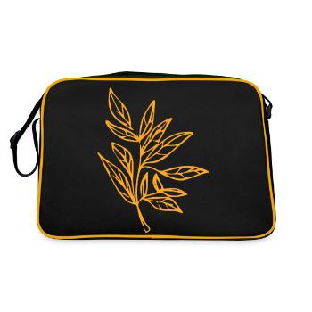 Flower Flower Plant - Sac Retro - noir/or - Dos