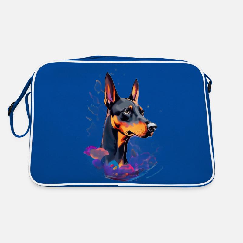 Dobermann Retro Tasche