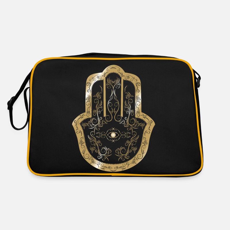 Hamsa Main d’or Fatima Sac Retro