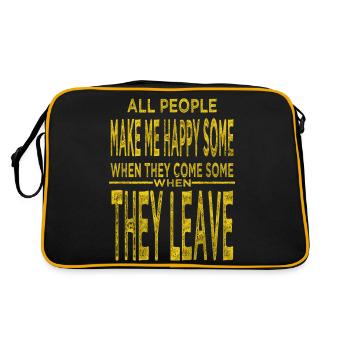 Agriculture Agriculteurs Épouse T-shirts - Sac Retro - noir/or - Dos
