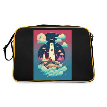 Lighthouse - Retro Bag - black/gold - Back