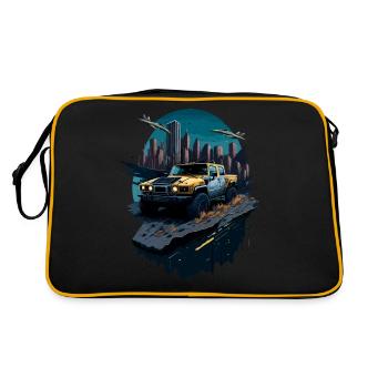 Aventure hors route | 4x4 - Sac Retro - noir/or - Dos