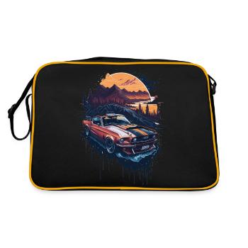 Classic sports car - Retro Bag - black/gold - Back