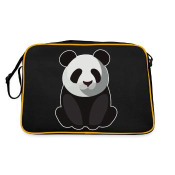 BÉBÉ PANDA ASSIS - Sac Retro - noir/or - Dos