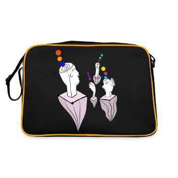 Weightlessness v Multicolor - Retro Bag - black/gold - Back