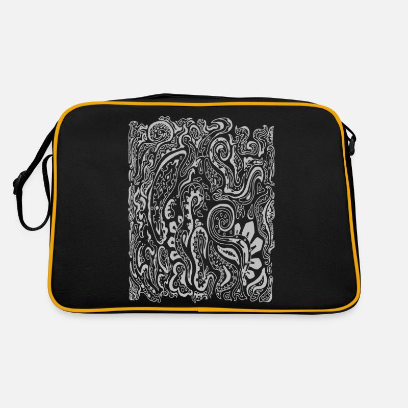 Muster Psychedelic Art Retro Tasche