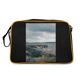 ocean - Retro Bag - black/gold - Back