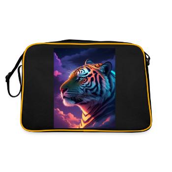 Tigre technicolor - Sac Retro - noir/or - Dos