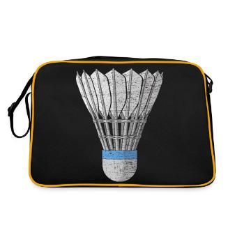 Shuttlecock - Retro Bag - black/gold - Back
