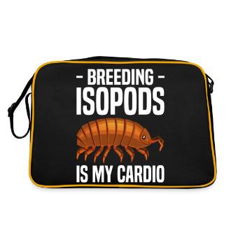 Isopoden - Retro Tasche - Schwarz/Gold - Hinten