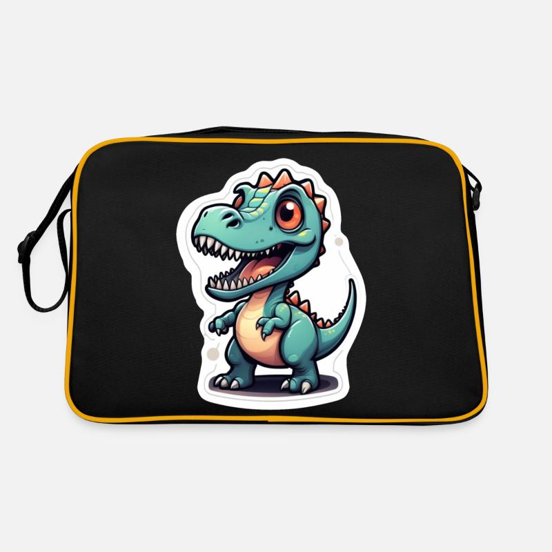 dinosaure dessin animé Sac Retro