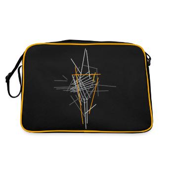 abstract - Retro Bag - black/gold - Back