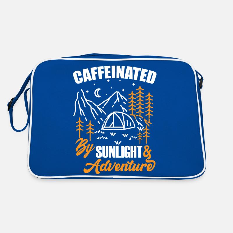 Caffeinated by Sunlight and Adventure Retro Bag