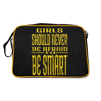 female abortion rights awesome feminine - Retro Bag - black/gold - Back