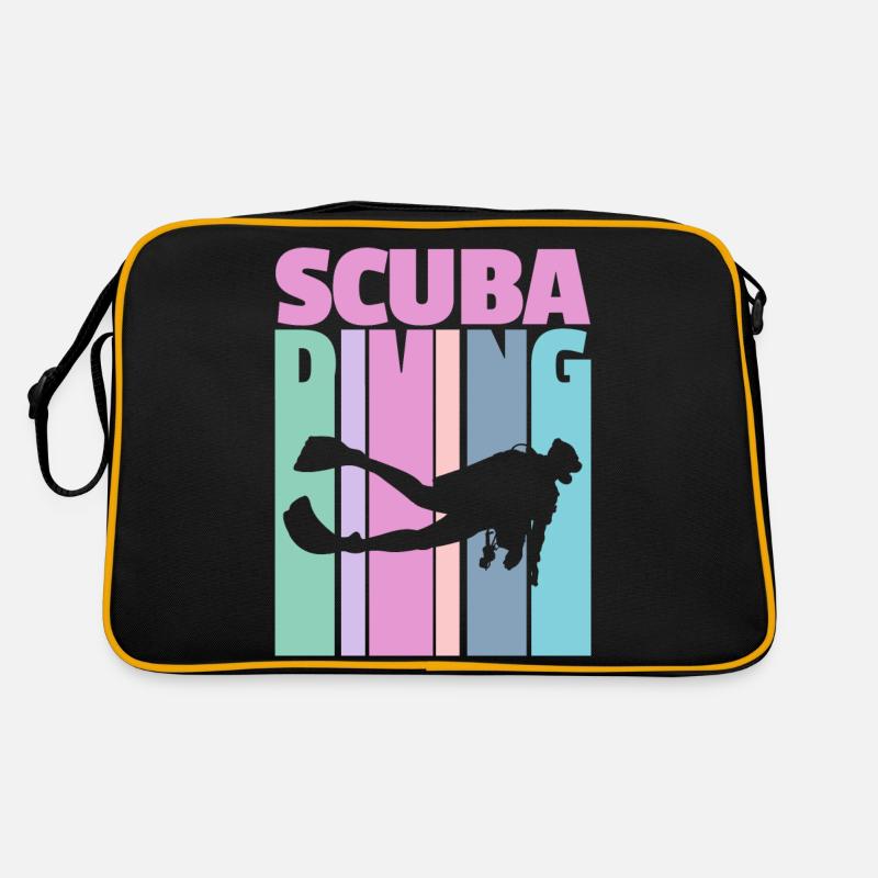 Scuba Diving - Diving Expert Ocean Depth Scuba Sac Retro