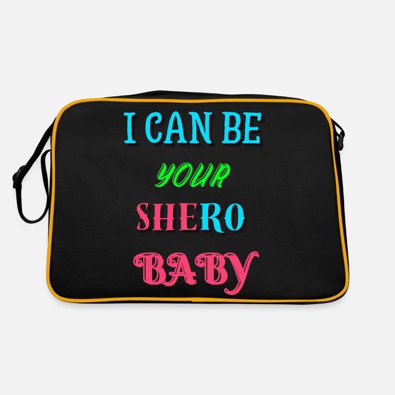 I can be your Shero - Retro Bag - black/gold